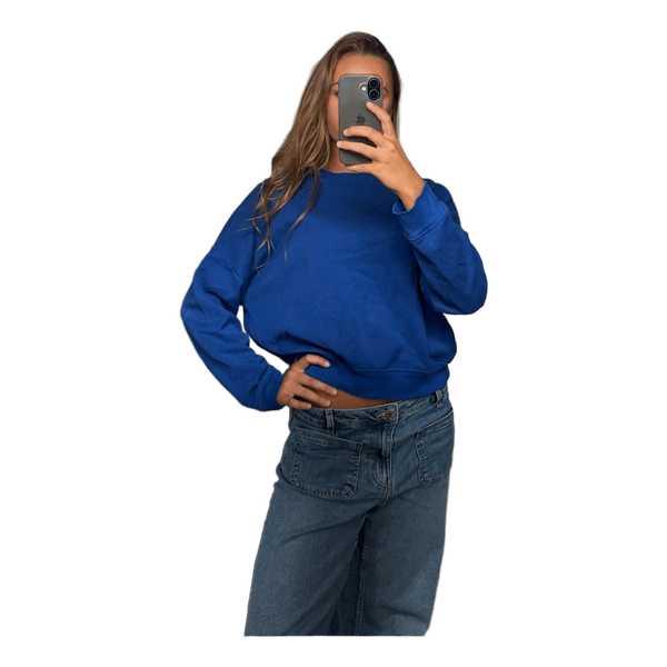Blå sweatshirt