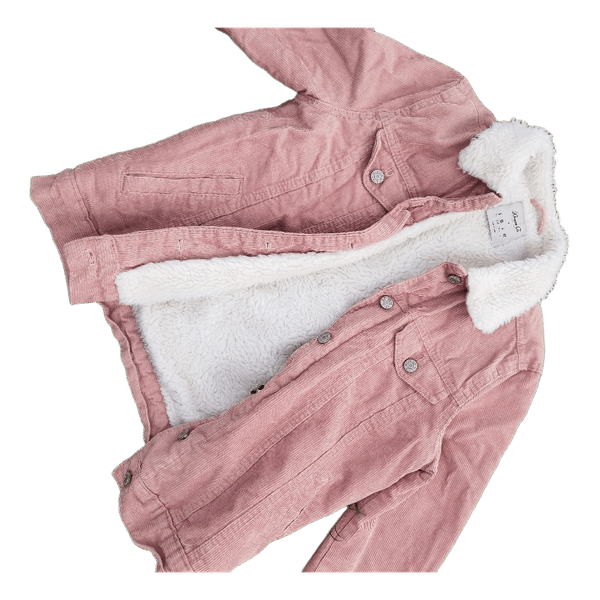 Roosa velvetist jakk