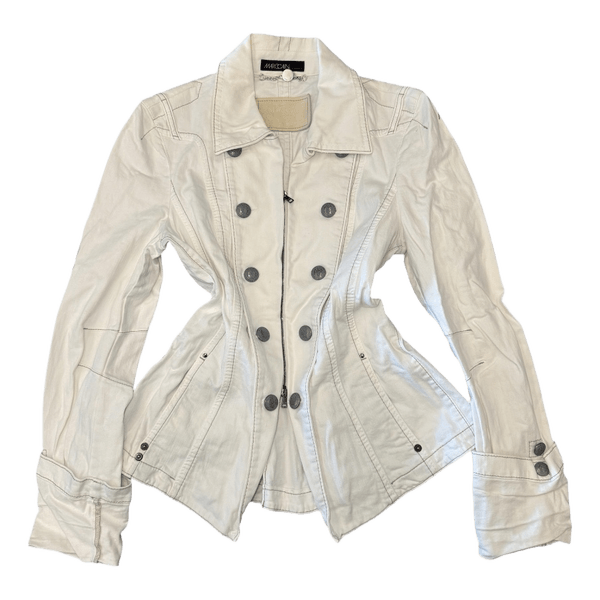 White denim jacket Vintage y2k Marc Cain