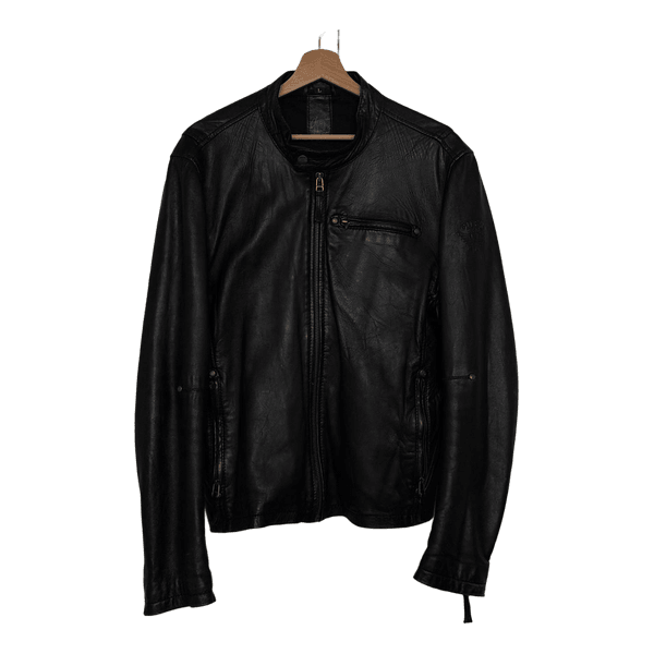 Gipsy black leather jacket