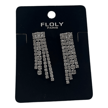 Hopeiset strassikorvakorut