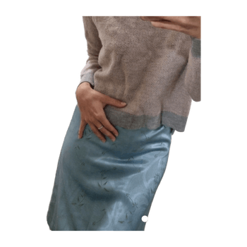Real silk skirt