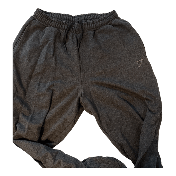 Gymshark harmaat collegehousut, S/36