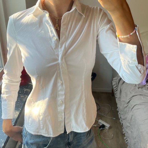 Massimo Dutti hvid skjorte
