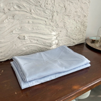 Home Living Light Blue Cotton Pillowcases / Size 50 x 60 cm  