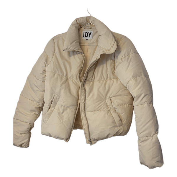 JDY beige dynejakke