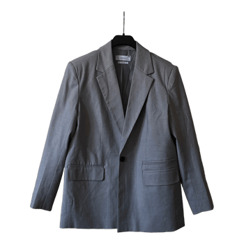 Grey oversized blazer