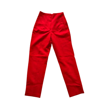 Red trousers