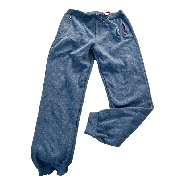 Grey sweatpants with pockets