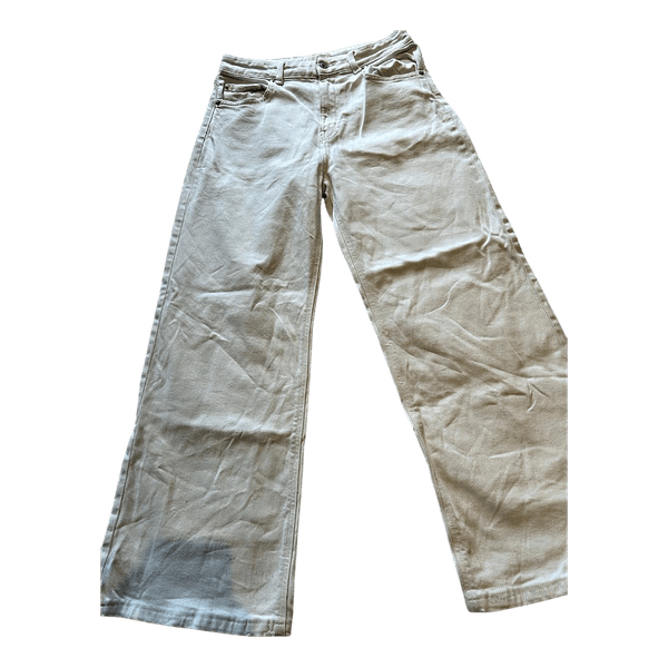 Hvide wide-leg jeans