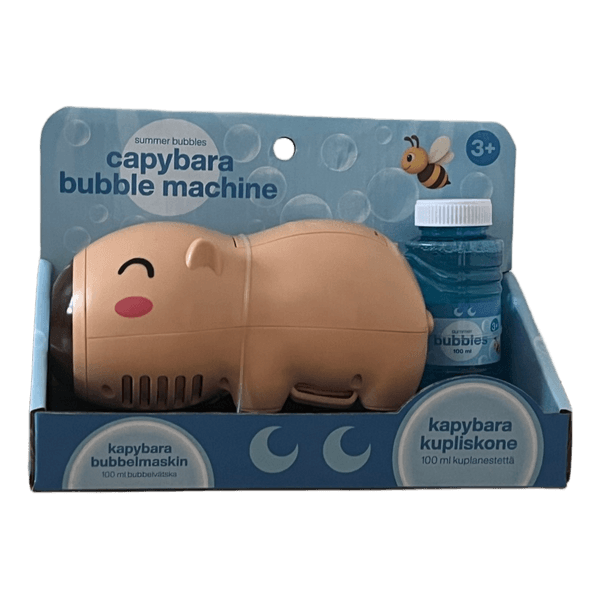 Capybara bubble machine