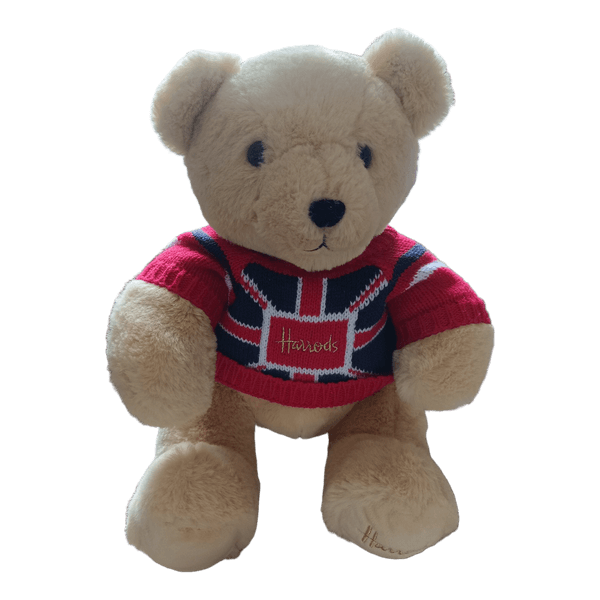 Harrods bamse med trøje