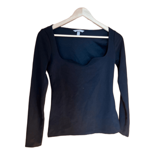 Sort langærmet H&M top