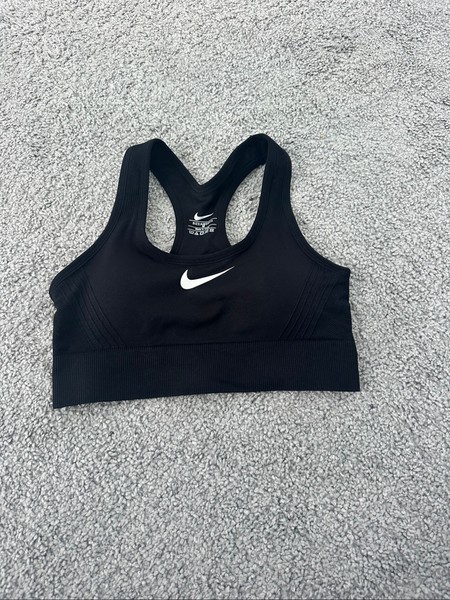 Black Nike sports bra