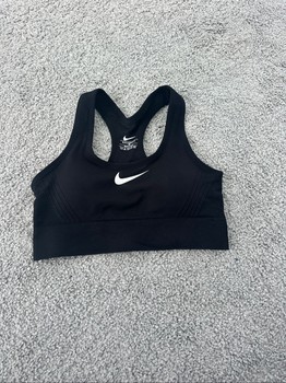 Black Nike sports bra