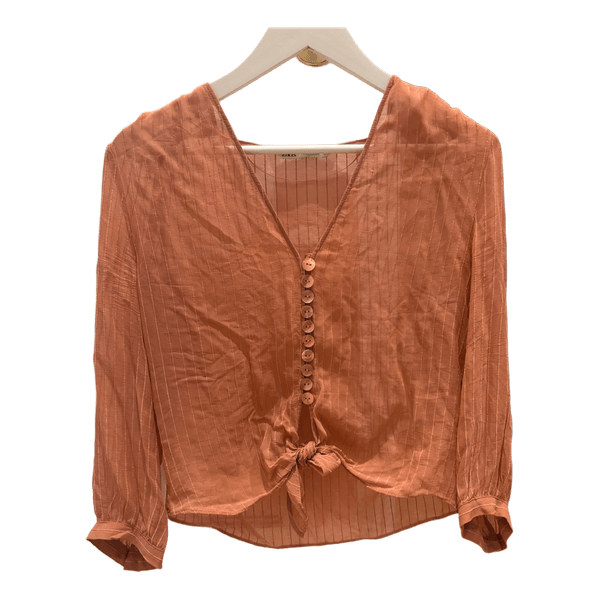 Koral farvet top