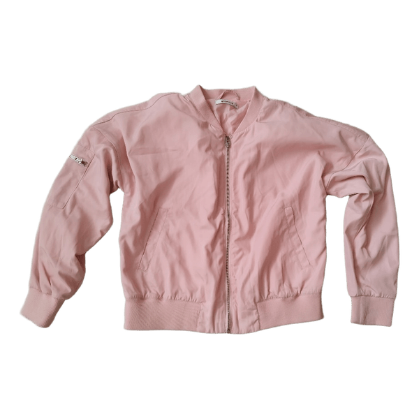 Pink bomber jacket