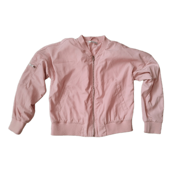 Pink bomber jacket