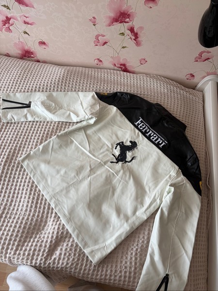 Ferrari logo racing jacket