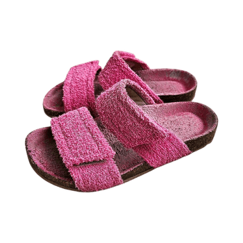 Pink terry sandals 