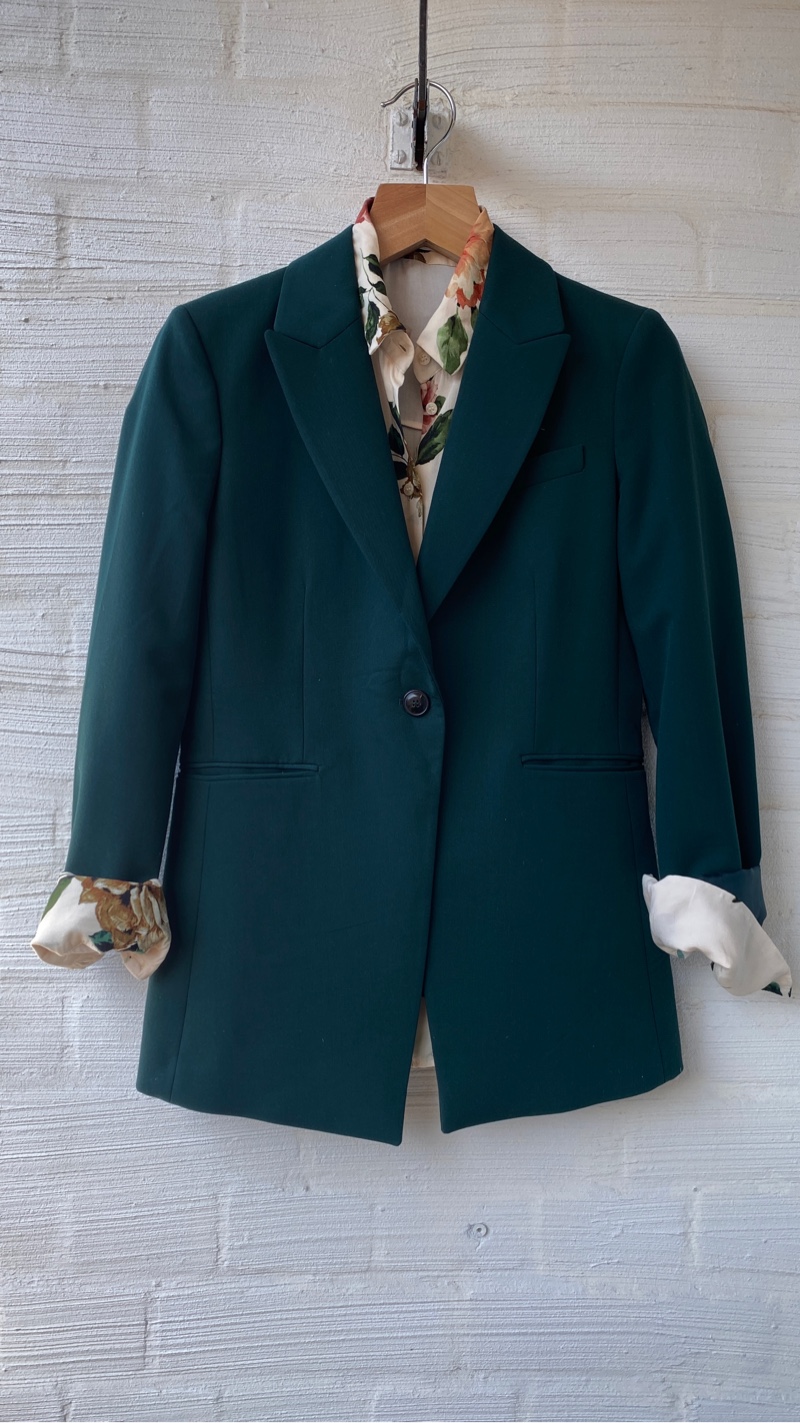 Mango blazer + suit trousers
