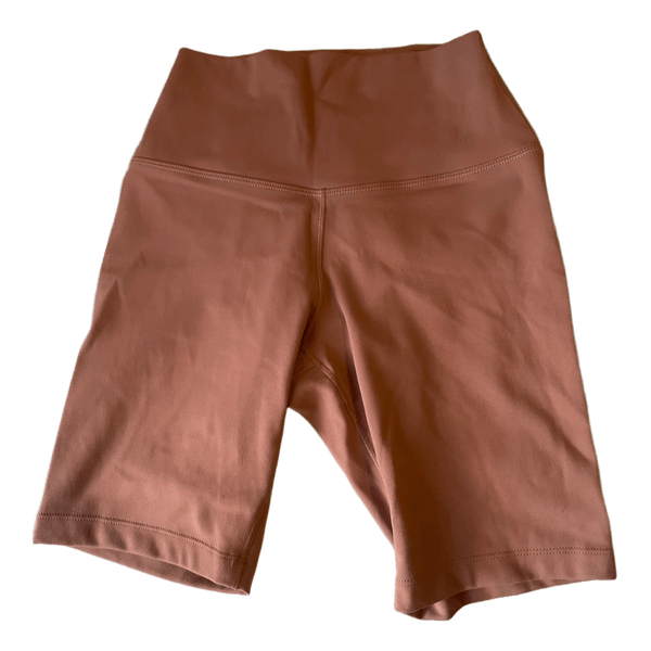 Pink Nike biker shorts