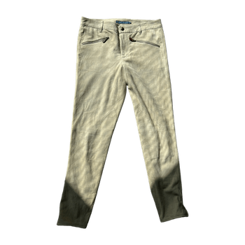 Beiget Ralph Lauren nahkahousut M