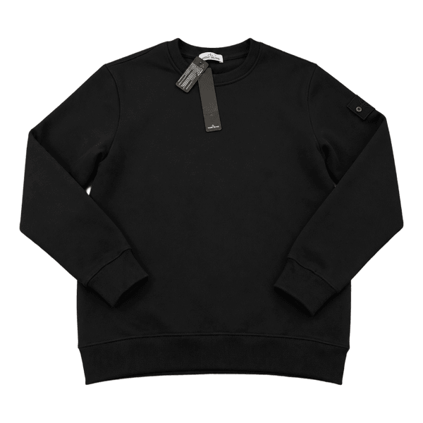 Black cotton sweatshirt