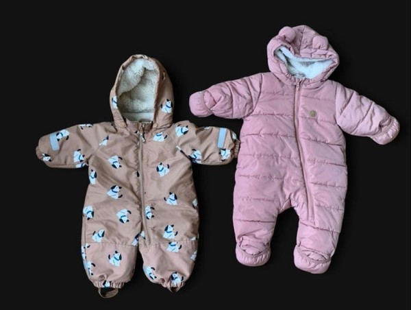 Baby pramsuit bundle