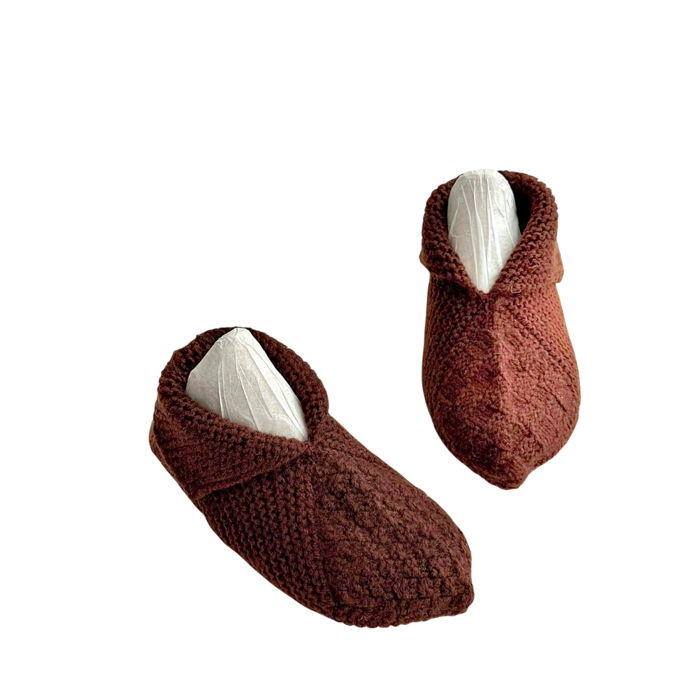 Käsintehdyt villasukat/-tossut