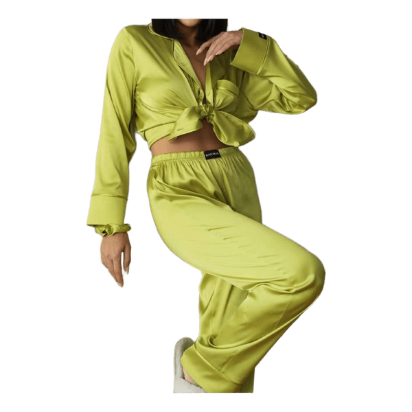 Lime green pajama set
