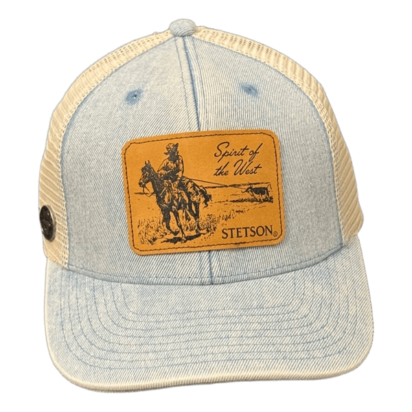 Stetson blue trucker cap