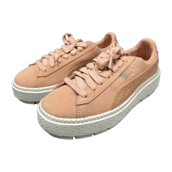 PUMA suede platform sneakers