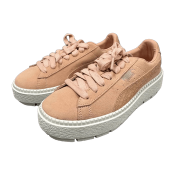 PUMA suede platform sneakers