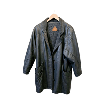 Vintage nahkatakki Karipel L–XL