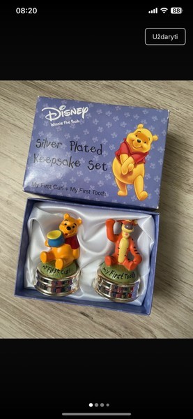 Disney sidabruotas suvenyrų rinkinys