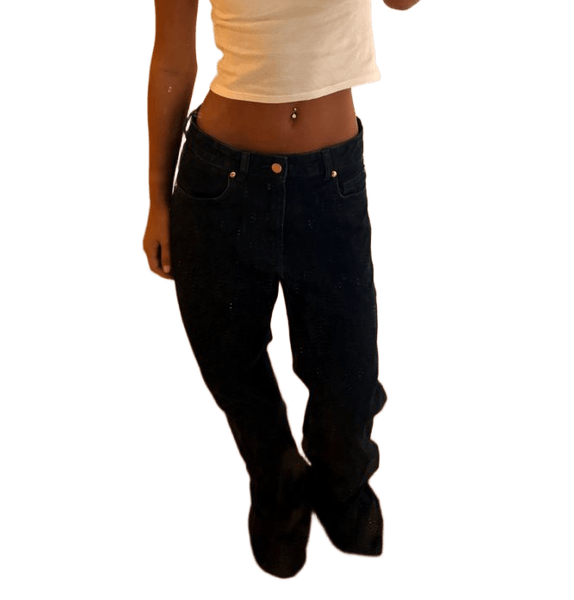 Mørkeblå jeans