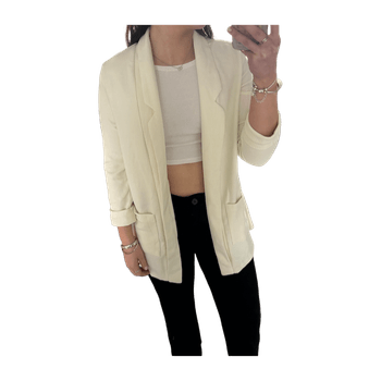 Open-front blazer