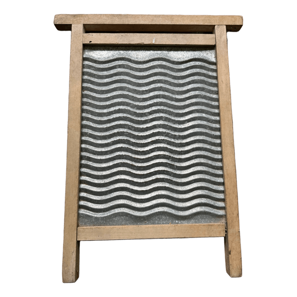 Vintage metal washboard