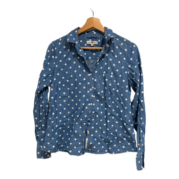 Blue polka dot shirt