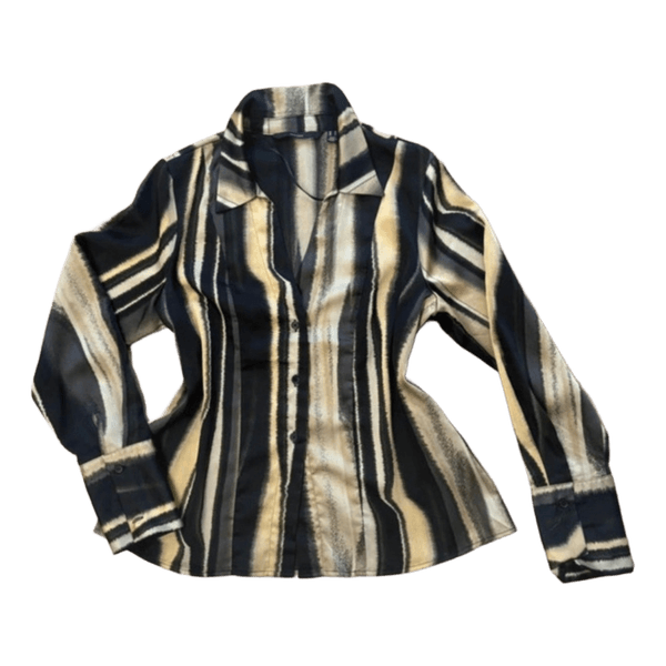 Vero Moda striped satin blouse shirt