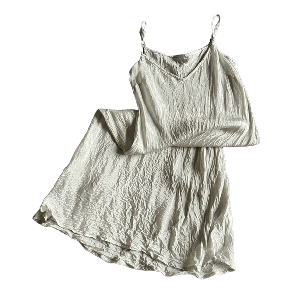 Mint green slip dress