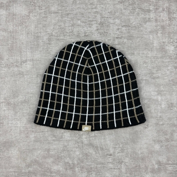Vintage Nike Striped Beanie Hat