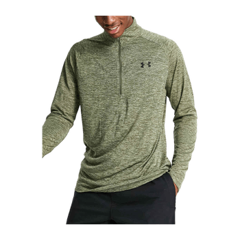 Khaki half zip sweat