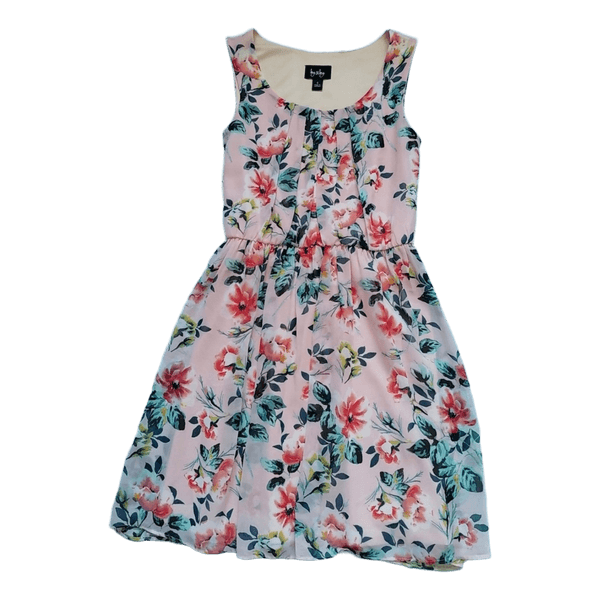 Floral print sleeveless dress