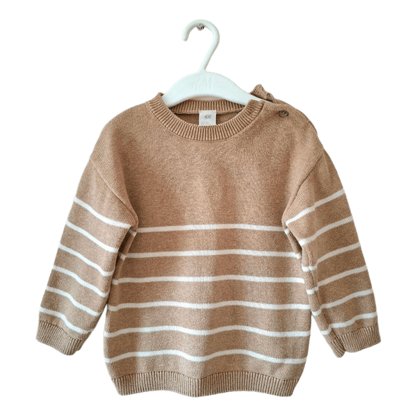 H&M triibuline kootud kampsun