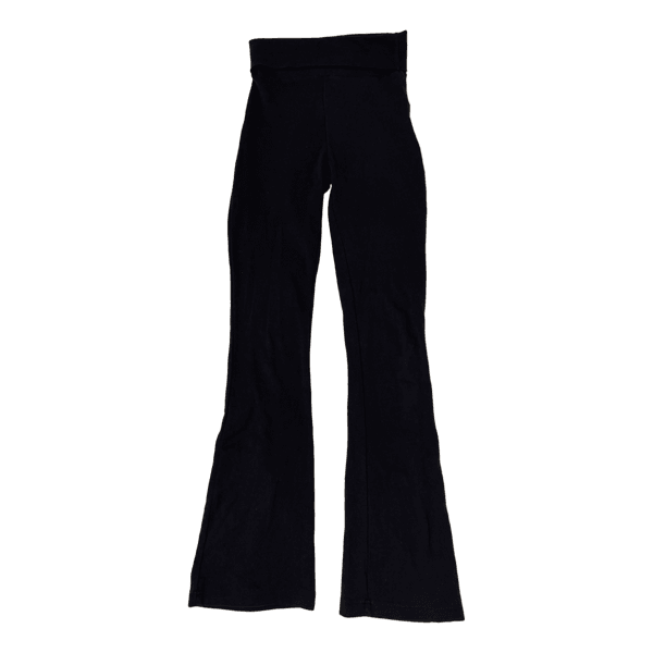 Black flare leggings