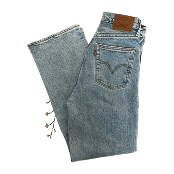 Levis ribcage straight jeans