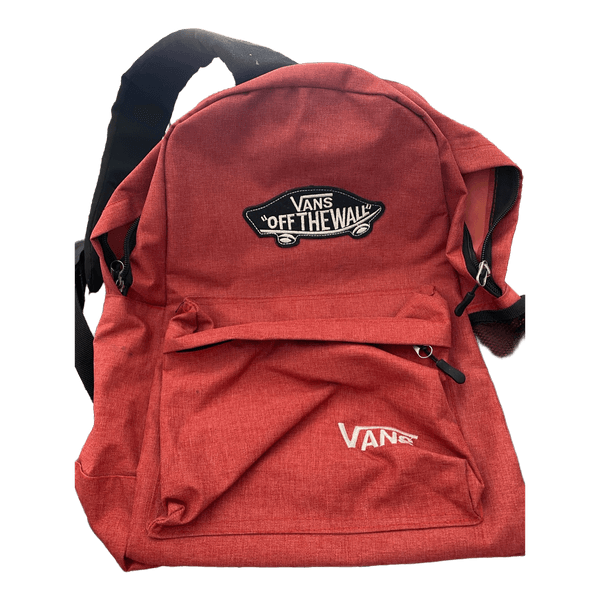 Vans red backpack