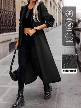 Cinched waist trench coat